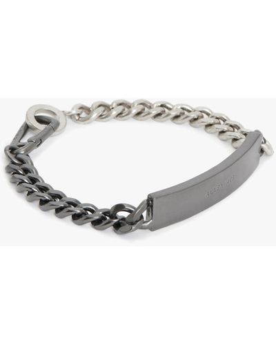 AllSaints Curb Chain Id Bracelet - Multicolour