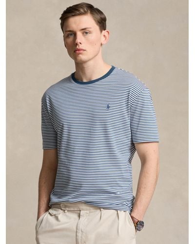 Ralph Lauren Polo Stripe Short Sleeve T-shirt - Blue