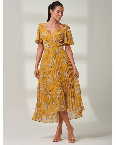 Jolie Moi Olenna Floral Print Chiffon Maxi Dress - Multicolour
