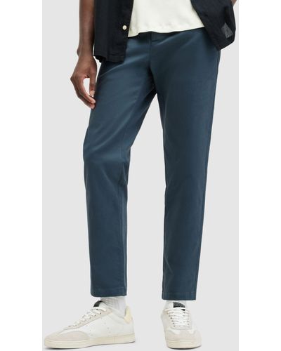 AllSaints Walde Chino Trousers - Blue