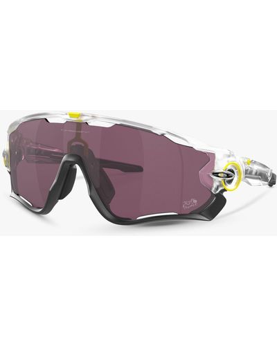 Oakley Oo9290 Jawbreaker Tour De France Rectangular Sunglasses - Purple