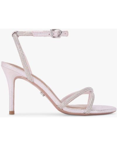 Carvela Kurt Geiger Stargaze Diamante Stiletto Heel Sandals - Pink