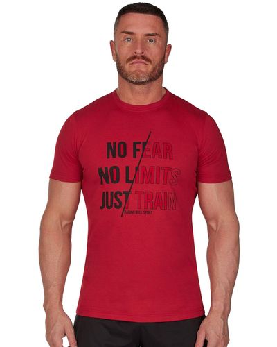 Raging Bull Sport No Limits T-shirt - Red