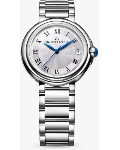 Maurice Lacroix Fa1004-ss002-110-1 Fiaba Date Bracelet Strap Watch - Metallic