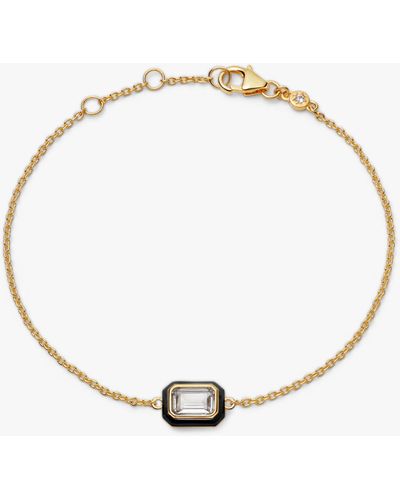 Astley Clarke White Topaz Chain Bracelet - Metallic