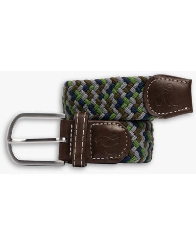 Swole Panda Abstract Recycled Woven Belt - Black