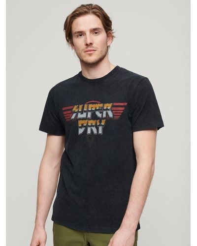 Superdry Rock Graphic Band T-shirt - Black