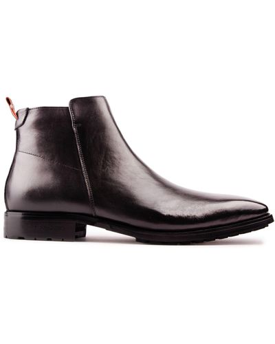Simon Carter Primrose Leather Chelsea Boots - Brown