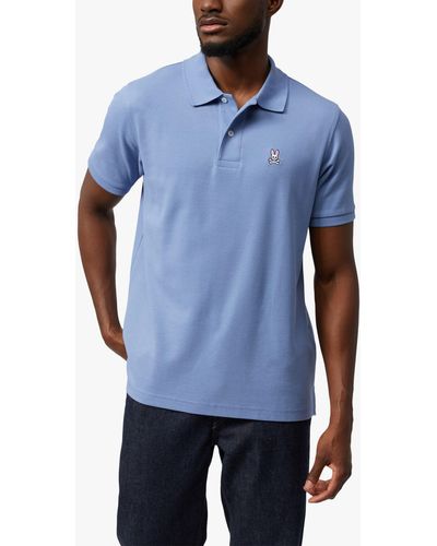 Psycho Bunny Classic Polo Top - Blue