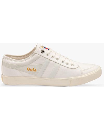 Gola Classics Comet Canvas Lace Up Trainers - White