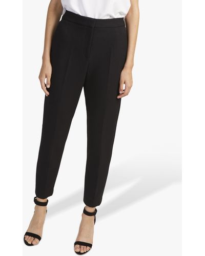 French Connection Whisper Ruth Tapered Trousers - Black