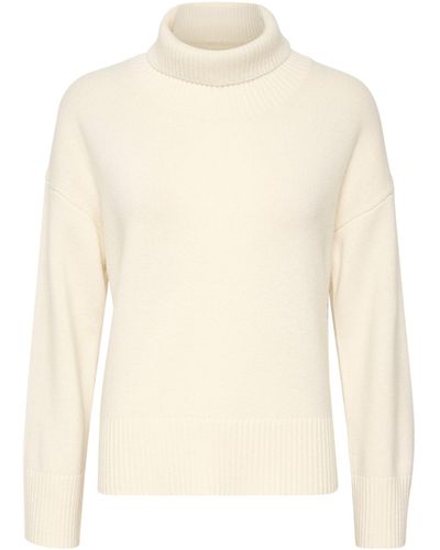 Part Two Corina Roll Neck Wool Jumper - White