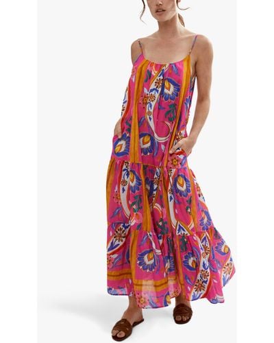 James Lakeland Strappy Tiered Maxi Dress