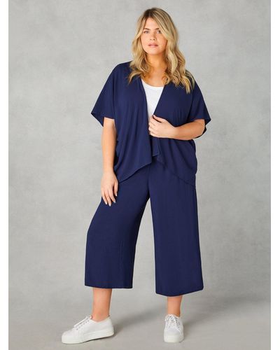 Live Unlimited Curve Pull-on Cropped Trousers - Blue