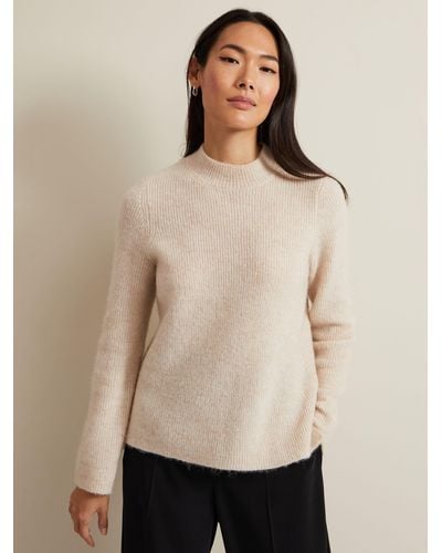 Phase Eight Connie Wool Blend Jumper - Natural