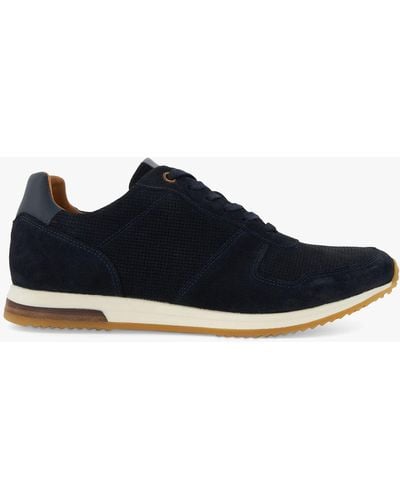 Dune Trilogy Suede Runner Trainers - Blue