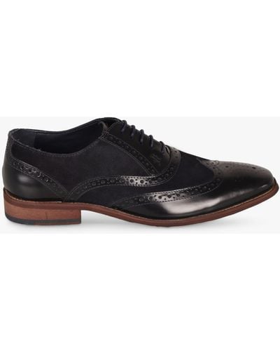 Silver Street London Amen Collection Dublin Leather Brogues - White