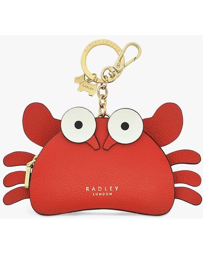 Radley Clawde Bag Charm Keyring - Red