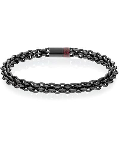 Tommy Hilfiger Interlinked Chain Bracelet - Black