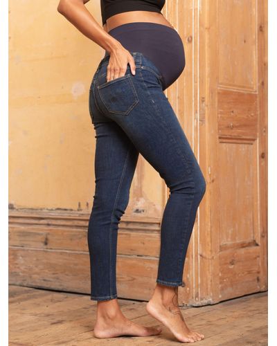 Seraphine Kai Skinny Maternity Jeans - Blue