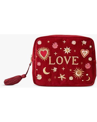 Elizabeth Scarlett Love Charm Pouch Bag - Red
