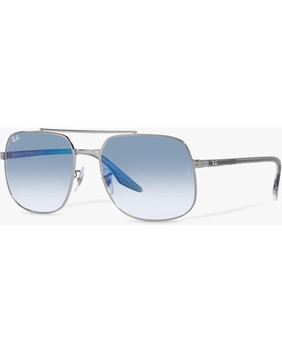 Ray-Ban Rb3699 Square Sunglasses - Blue