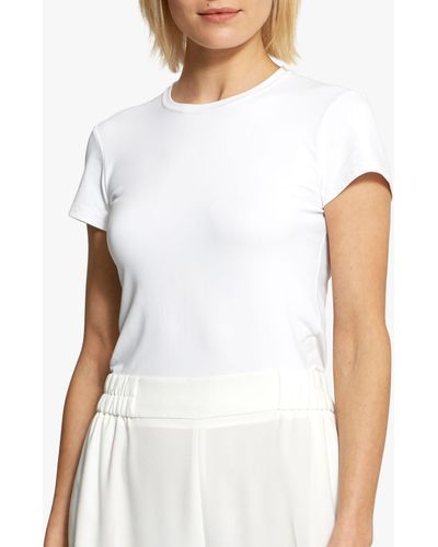Helen Mcalinden Lori Round Neck Jersey T-shirt - White