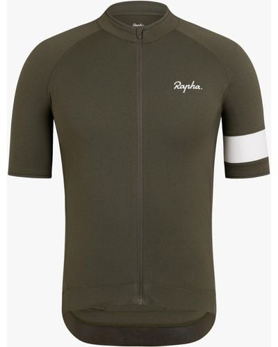 Rapha Core Jersey Short Sleeve Cycling Top - Green