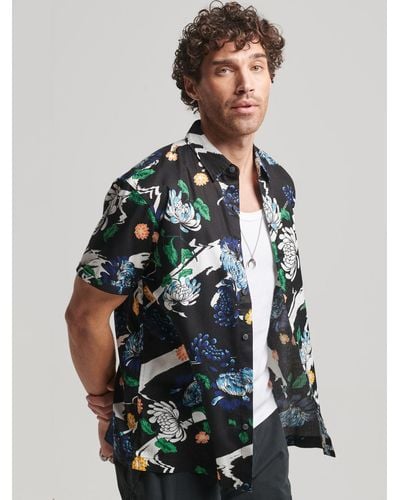 Superdry Short Sleeve Hawaiian Shirt - Multicolour