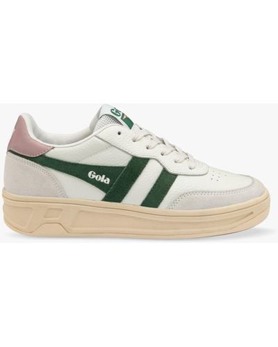 Gola Classics Topspin Leather Lace Up Trainers - Multicolour