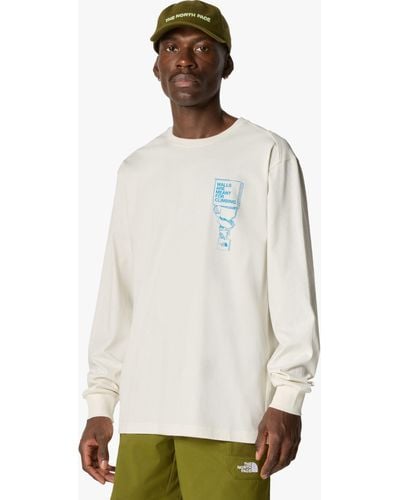 The North Face Outdoor Long Sleeve T-shirt - White