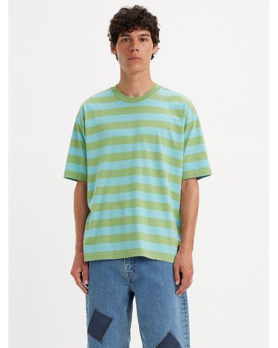Levi's Skate Small Stripe Graph T-shirt - Green