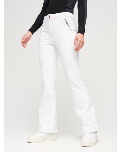 Superdry Ski Softshell Slim Trousers - White