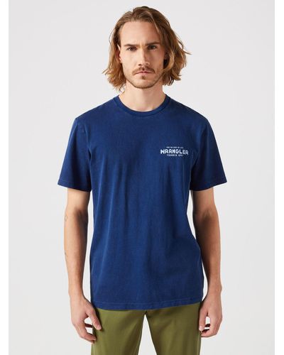 Wrangler Small Graphic T-shirt - Blue