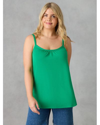 Live Unlimited Jersey A-line Cami - Green