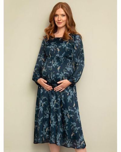 TIFFANY ROSE Aurora Maternity Dress - Blue
