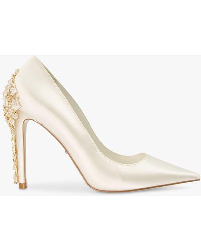 Dune Bridal Collection Boutiques Satin High Heel Court Shoes - White