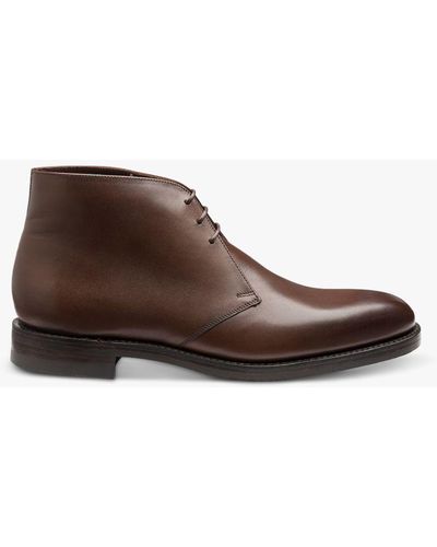 Loake Pimlico Leather Chukka Boots - Brown