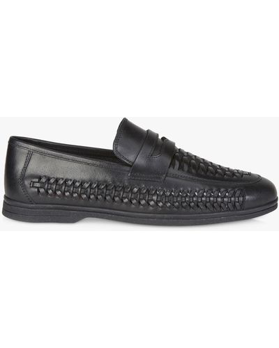 Silver Street London Perth Leather Loafers - Black