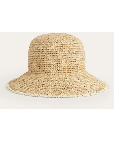 Boden Rafia Bucket Hat - Natural
