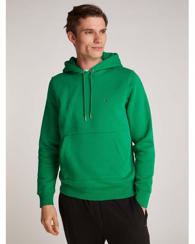 Tommy Hilfiger Classic Flag Hoodie - Green
