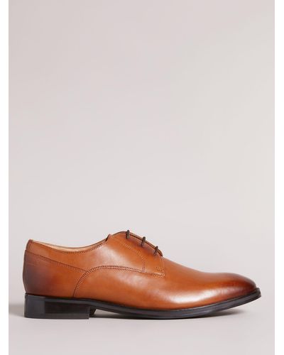 Ted Baker Kampten Leather Derby Shoes - Brown