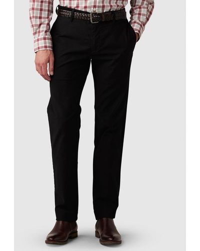 Rodd & Gunn Motion 2 Custom Fit Trousers - Black