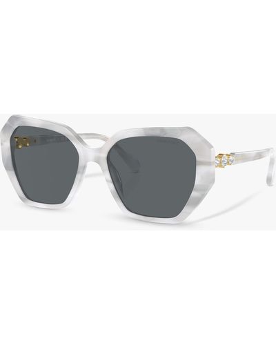 Swarovski Sk6017 Butterfly Sunglasses - Grey