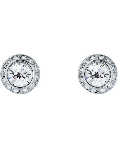 Ted Baker Soletia Solitaire Sparkle Crystal Stud Earrings - White