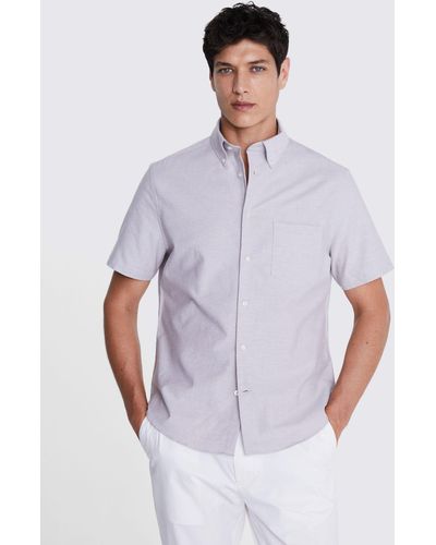 Moss Washed Oxford Shirt - White