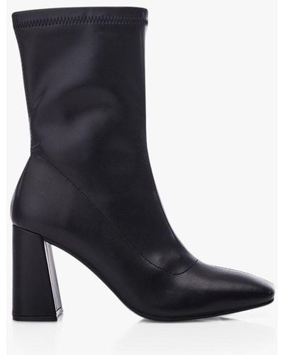 Moda In Pelle Myler Block Heel Ankle Boots - Black