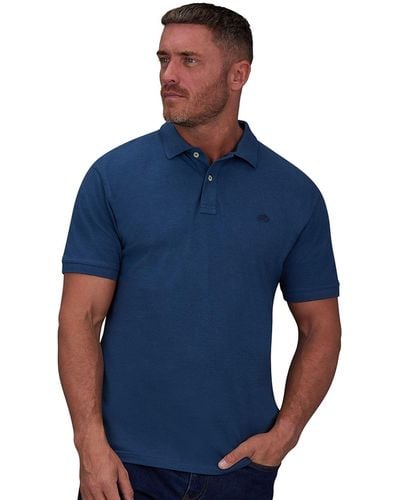 Raging Bull Classic Organic Cotton Pique Polo Shirt - Blue