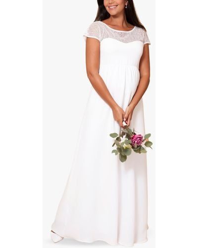 TIFFANY ROSE Marie Maternity Wedding Dress - White