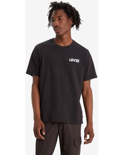 Levi's Relaxed Fit Short Sleeve Graphic T-shirt - Black